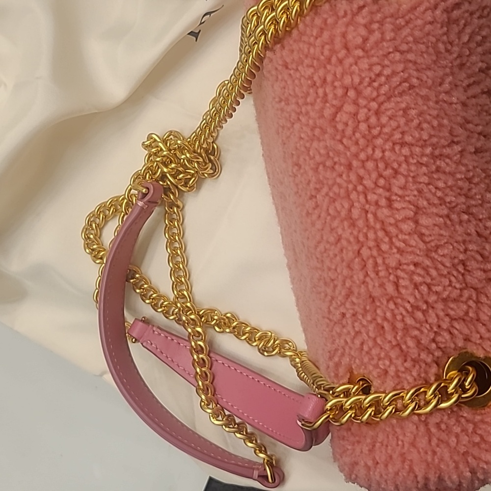 Kate Spade Evelyn Sherpa pink small Crossbody Bag - Picture 8 of 8